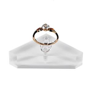 Square for Triangle Ring Storage Holder Finger Ring Clips Display Support Stand Fashion Clear Acrylic Ho