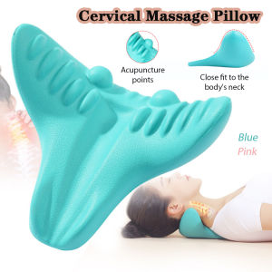 Neck Massage Pillow Cervical Massager Gravity Shiatsu Neck Massage Pillow Neck & Shoulder Cervical Repair Pillow Pain Relief Massage Pillow Body Neck Massager Relieve neck pain