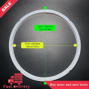 [COD] 18 20 22 24cm Silicone Rubber Gasket Cooker Lid Sealing Ring Electric Pressure Cooker Replacement for 2-6L Cooker Gaskets