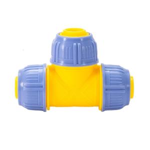 High Pressure T Piece Coupling Pipe Connector for Garden Irrigation Systems Plastic Faucet Hose Quick Connector