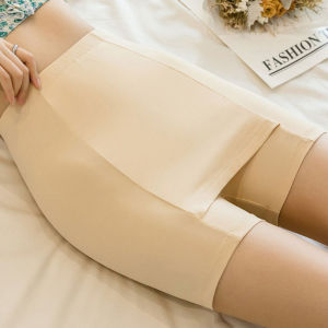 🔥Margotu🔥ใหม่ กางเกงเซฟตี้ผู้หญิง สีทึบ เลกกิ้งสตรี 2 ชั้น สีขาว ราคาส่ง