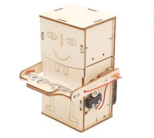 [SG STOCK] STEM DIY Toys Assemble Coin Eating Robot for Kids STEM Science Engineering Experiment Set Building Assembly Toy For Children Educational Toys