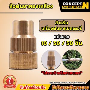 หัวพ่น หัวทองเหลือง ด้ามฉีด อะไหล่ทดแทน 10 / 30 / 50 ชิ้น ด้ามฉีดพ่นยา แข็งแรง ทนทาน