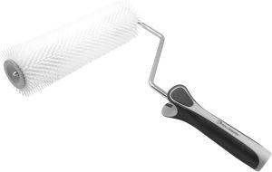 ROLLINGDOG Spike Roller-Epoxy Floor Spiked Roller for Self Leveling ConcreteSpiked Screeding Compound Roller for Cement Concrete Paint(230mm)