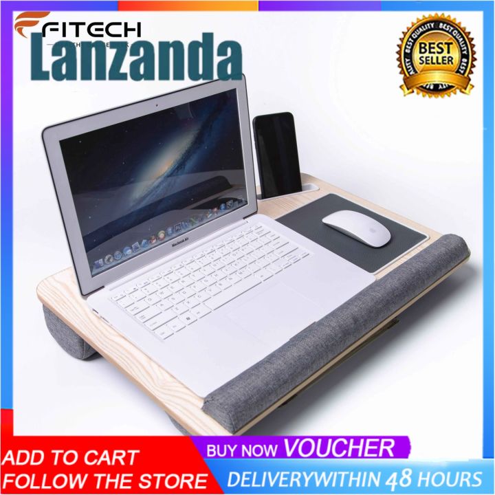 Laptop desk with pillow cushion, home office portable laptop laptop
