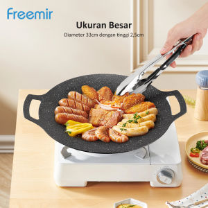 OFFICIAL freemir Wajan Pemanggan Grill Pan 30cm - Panggangan BBQ Bulgogi Tumisan Anti Lengket