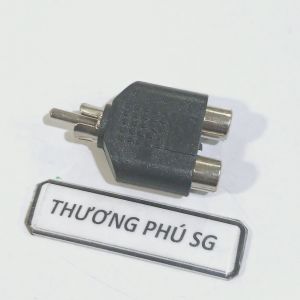 Đầu chia AV 1 ra 2 (Chuẩn 1 AV đực ra 2 AV Cái đoạn ngắn) / Giá bán 2 Cái