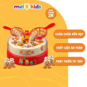 [Đồ chơi giáo dục] Đồ Chơi Câu Cá Hứng Vịt 2In1 Xoay Tự Động Phát Triển Trí Tuệ Rèn Luyện Tay Mắt (Tặng Vợt Cần Câu)