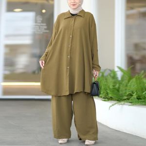 ONESET CRINCLE LD 140 dan 160 SUPER Jumbo NYAMAN BUAT SETELAN WANITA GEMUK POLOS