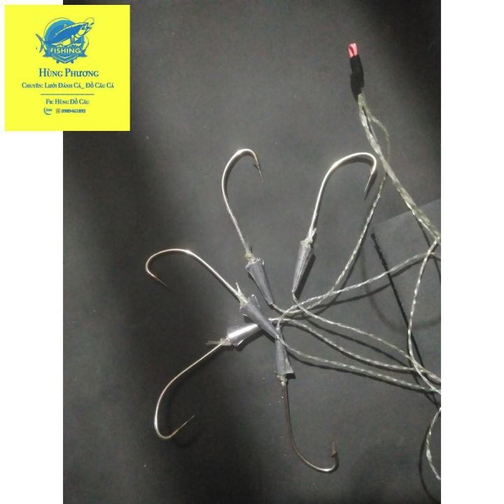 Bộ 5 lưỡi câu cá lóc [Đồ Câu Duli] [Đồ Câu Duli]
