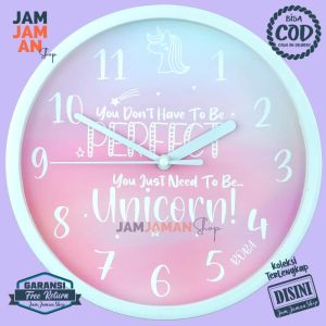 Jam Dinding Analog Dekorasi Dinding Anak Anak BestSeller Boba BB1129 Unik Daddys Keren