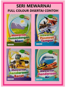 Buku Mewarnai Full Colour & Seri Mewarnai A