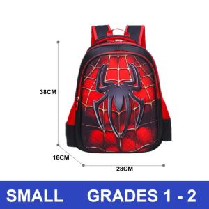 Batman   Primary School Cartoon Schoolbag Children Boy Backpack Toddler Schoolbag Superman 3D Stereo Shell