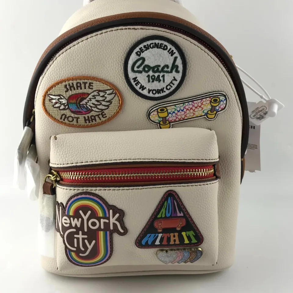 Coach 2024 rainbow backpack