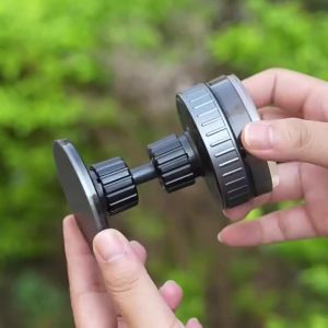 New Car Phone Holder Vacuum Magnetic Suction Cup Folding Bracket Universal Smartphone Support For Navigation Live Stream C6g7