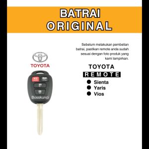[ COD ] Baterai Remote Kunci Mobil Toyota Innova Fortuner Hilux Corolla Altis CR 2016 Original Panasonic Termurah