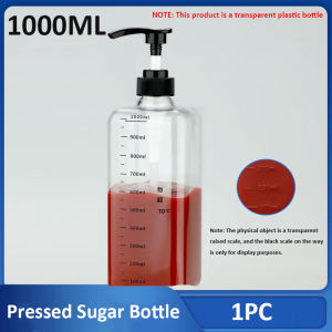 500/1000ML Squeeze Bottle Multi Purpose Household Sauce Oyster Ketchup Storage Bottle Food Grade Plastics