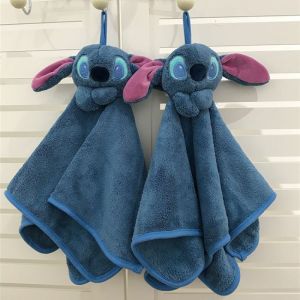 Disney Lilo and Stitch Cartoon Hand Towel Anime Stitch Kitchen Towel Cute Hanging Towel Cloth Household Bathroom Handkerchief