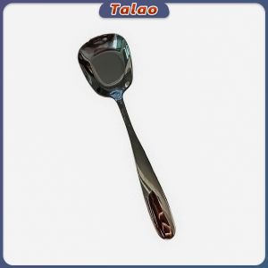 Stainless Steel Soup Spoon Large Capacity Long Handle Public Tablespoons Dinner Soup Ladle Serving Spoon Kitchen Tableware