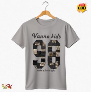 T-Shirt Anak Motif Trendi Katun 24s  Katun tebal dan lembut anak 3-16 tahun