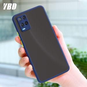 YBD Precision camera protection case For Oppo A54 2021 Casing multiple colour Matte Hard PC Back Cover Shockproof Phone Case