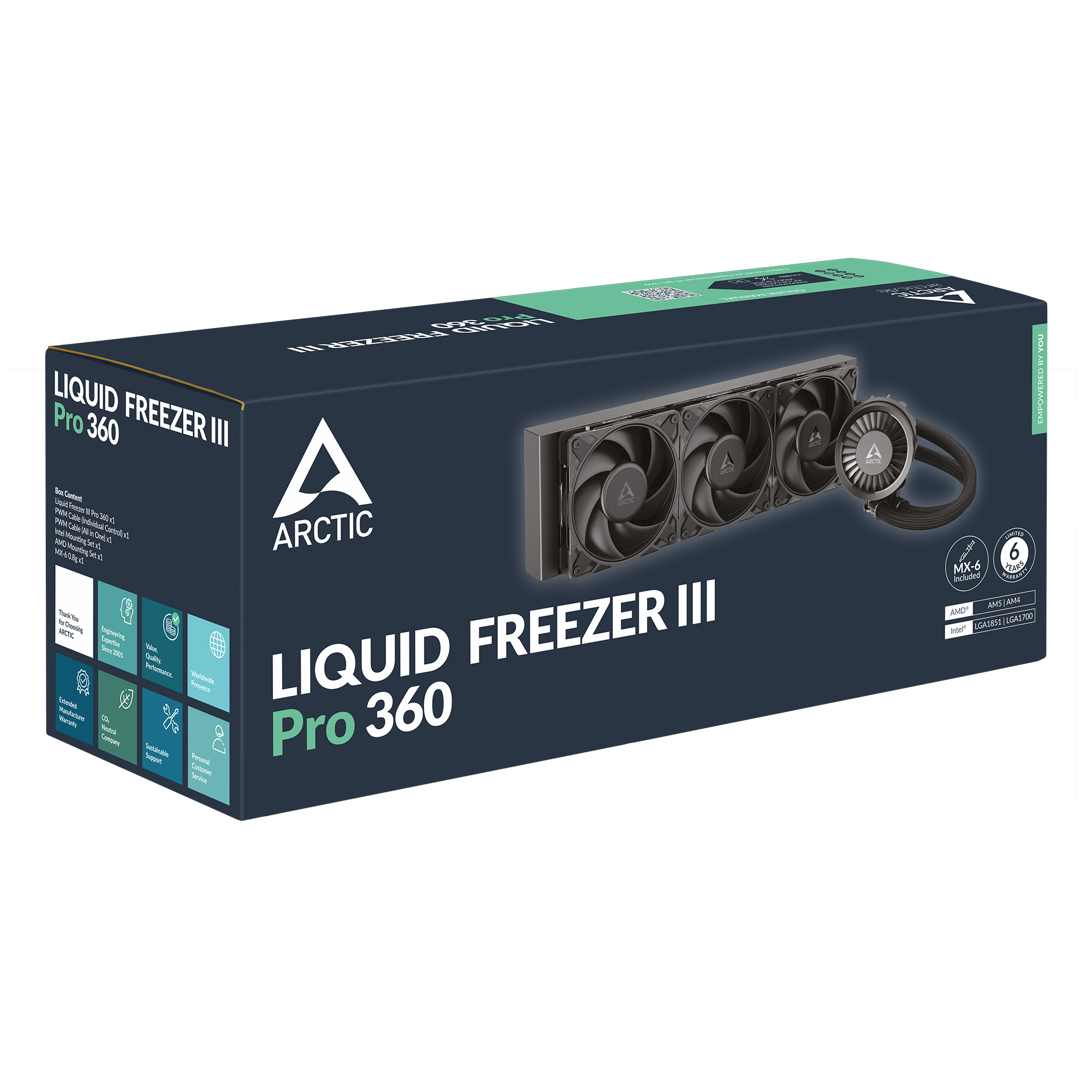 ARCTIC Liquid Freezer III Pro Series 240 360 420 AIO CPU Cooler Water Cooling AMD AM5/AM4 Intel LGA 1851 1700