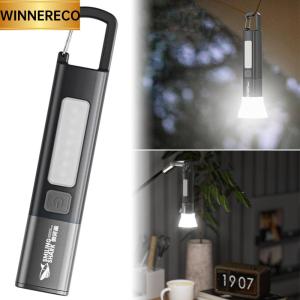 Super Bright Flashlight USB Charging Camping Powerful Flashlight 3 Gears Zoomable Emergency Lantern Power Bank for Power Outages