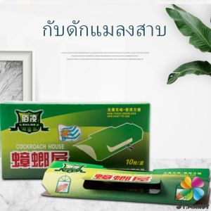 MD กับดักแมลงสาบ เหียวหนึบ กาวดักแมลงสาบ ใช้เหยื่อที่มีกลิ่นแรง ราคาต่อ 1 ชิ้น Cockroach trap