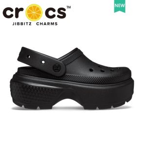Crocs Stomp Clog Outdoor Thick-Soled Beach Shoes Anti-Slip Heightening#209347
