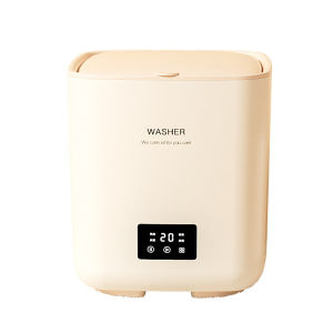 【3 Years Warranty】7L Automatic Mini Washing Machine With Dryer Mesin Basuh Mini Portable Washing Machine With Basuh Cuci Baju Baby Socks Bra Bayi Dalam Washing Machine Blue Light Silver Ion Sterilization迷你洗衣機