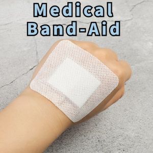 120PCS Band Aid WaterProof Breathable Invisible Hemostatic Patch 72*22mm Non-woven Medical Tape