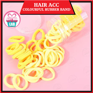 GBL 50Pcs/box Hair Band Fashion Colorful Head Rope Hair Accessories Korean Style Colorful Hair Ties Seamless Elastic