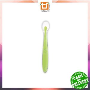 OFM-C1026 Sendok Bayi MPASI Bahan Silikon Lentur Peralatan Makan Bayi BPA FREE / Baby Spoon Import