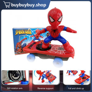 1Pcs 21CM Spiderman Stunt Scooter Car Super Hero Spider Mans Car Toys Spiderman Skateboard For Kids