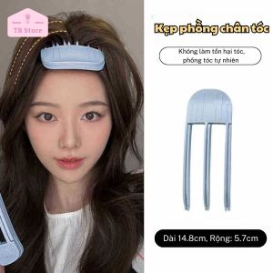 Lược Phồng Chân Tóc Hàn Quốc Kiểu Dáng Cải Tiến 2025 Kẹp Hỗ Trợ Phồng Mái