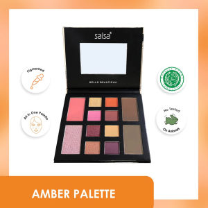 SALSA Rhapsody Face Palette Eyeshadow Contour Highlighter Blush On  Eye Shadow palet (BPOM)