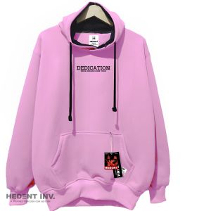Hoodie Cowok Aesthetic Distro Warna Abu Paralon Sablon Dedication Keren Terbaru 2023 Jaket Sweater Hodie Pria Dewasa Termurah Bahan Tebal Kualitas Premium Jumbo Oversize M XXL Brand Local Hedent