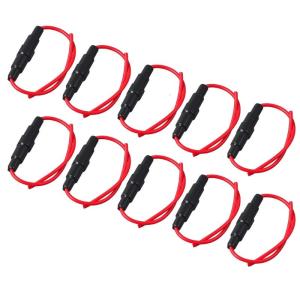 Pack of 10 Glass Fuse Holders ABS & Brass Fuse Tube Socket Universal Glass Fuse Holders Simple Operate for Inspection