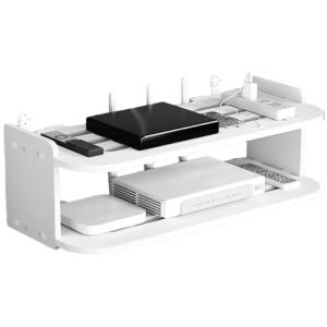 Versatile Engineered Wall Shelf Bedroom Storage Solution Space Efficient Easy Mounting Router Placement Rack