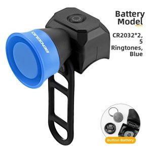 JAYQQ Mini Bicycle Horn Waterproof USB Charging Mountain Bike Electronic Bike Bell High Quality 3 Colors Riding Equipment