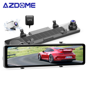 4K 2160P WIFI GPS Car DVR Huawei Hisilicon CPU Car Camera Dash Cam Video Recorder RearView Mirror Registrar