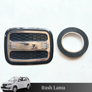 Cover Tutup Tangki Bensin Mobil Toyota Rush Lama 2007 - 2017 Hitam All Variant