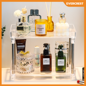 ชั้นวางของแขวนอเนกประสงค์ EVERCREST พร้อมที่จัดเก็บอุปกรณ์ในห้องน้ำ