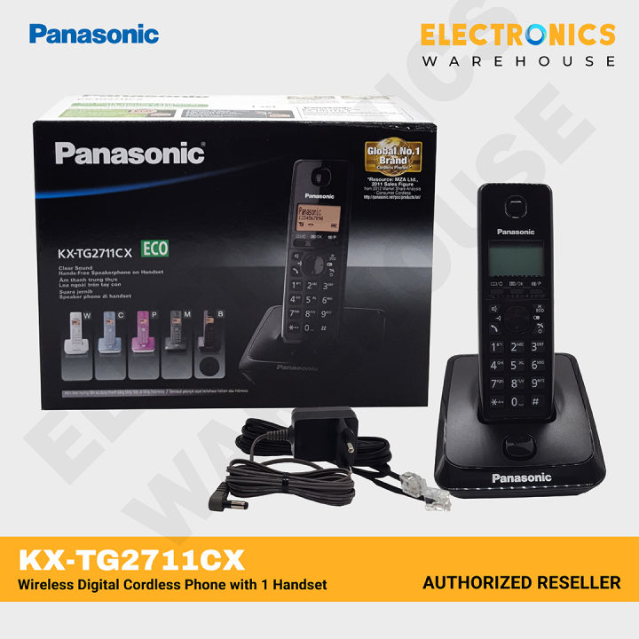 Panasonic KXTG2711CX Wireless Digital Cordless Phone with 1 Handset