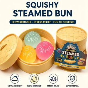 CHIC HUT Luminous Dumpling Squishy Toys Slow Rebound Noctilucent Sensory Fidget Ball Boys Girls Pinch Squishy Dumpling Kids Adults