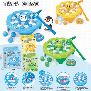 Kids Board Game Party Family Tabletop Games Educational Toy Duck Frog Penguin Trap Guess Who Is It Tetris Memory Balance