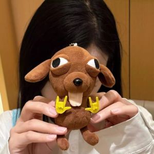 15cm Chihuahua Plush Toy Puppy Pet Keychain Pendant Stuffed Chihuahua Doll Realistic Kawaii Plush Chihuahua Kids Toy