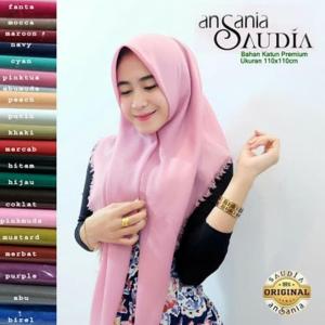 Hijab -krudung segi empat SAUDIA RAWIS MULTICOLOR GRADE A