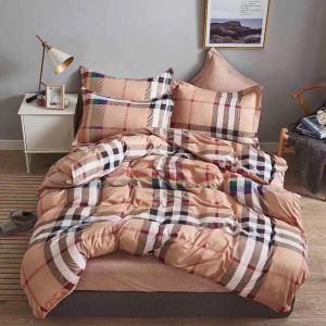 4 in 1 Full Garterized Bedding Set Double Queen King Bedsheet High Quality Bedding Set Duvet Cover