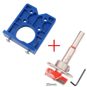 35mm Guide Hinge Hole Drilling Hinge Drilling Jig Conceal Hinge Hole Drilling Guide Locator 4Pcs Wood Cutter Carpenter Woodworking